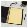 Avery Preprinted Black Leather Tab Dividers w/Gold Reinforced Edge, 25-Tab, A to Z, 11 x 8.5, Buff, 1 Set View Product Image
