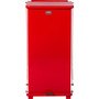 Rubbermaid Commercial Defenders Heavy-Duty Steel Step Can, 13 gal, Steel, Red View Product Image