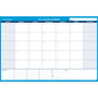 AT-A-GLANCE 30/60-Day Undated Horizontal Erasable Wall Planner, 48 x 32, White/Blue Sheets, Undated View Product Image