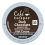 Caf Escapes Cafe Escapes Dark Chocolate Hot Cocoa K-Cups, 24/Box View Product Image