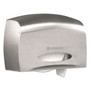 Scott Pro Coreless Jumbo Roll Tissue Dispenser, EZ Load, 14.38 x 6 x 9.75, Stainless Steel View Product Image