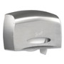 Scott Pro Coreless Jumbo Roll Tissue Dispenser, EZ Load, 14.38 x 6 x 9.75, Stainless Steel View Product Image