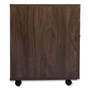 Union & Scale Essentials Mobile Pedestal File, Left or Right, 3-Drawers: Box/Box/File, Legal/Letter, Espresso, 15.6" x 21.3" x 24.3" View Product Image