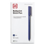 TRU RED Ballpoint Pen, Stick, Medium 1 mm, Blue Ink, Blue Barrel, 60/Pack View Product Image