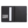 TRU RED Soft-Cover Notebook Folio Set, 1-Subject, Narrow Rule, Black Cover, (80) 9.5 x 6.5 Sheets View Product Image