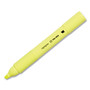 TRU RED Pen Style Chisel Tip Highlighter, Yellow Ink, Chisel Tip, Yellow Barrel, Dozen View Product Image