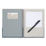 TRU RED Wirebound Hardcover Notebook, 1-Subject, Narrow Rule, Gray/Teal Cover, (80) 9.5 x 6.5 Sheets View Product Image