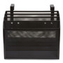 TRU RED Wire Mesh Incline Sorter, Enclosed Design, 4 Sections, Letter-Size, 12.99 x 6.49 x 10.15, Matte Black View Product Image