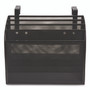 TRU RED Wire Mesh Incline Sorter, Enclosed Design, 4 Sections, Letter-Size, 12.99 x 6.49 x 10.15, Matte Black View Product Image