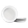 Perk Economy Paper Plates, 9" dia, White, 100/Pack View Product Image