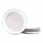 Perk Economy Paper Plates, 9" dia, White, 100/Pack View Product Image