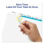 Avery Print and Apply Index Maker Clear Label Plastic Dividers w/Printable Label Strip, 5-Tab, 11 x 8.5, Frosted Clear Tabs, 5 Sets View Product Image