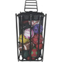 Champion Sports Compact Lockable Ball Locker, Metal, 176 lb Capacity, 22 x 28 x 43, Black View Product Image