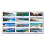 House of Doolittle Earthscapes Recycled Monthly Desk Pad Calendar, Coastlines Photos, 22 x 17, Black Binding/Corners,12-Month (Jan-Dec): 2024 View Product Image