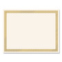 Great Papers! Foil Border Certificates, 8.5 x 11, Ivory/Gold with Gold Braided Border, 15/Pack View Product Image