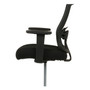 Alera Etros Series Mesh Stool, Supports Up to 275 lb, 25.19" to 35.23" Seat Height, Black View Product Image