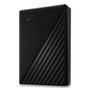 WD MY PASSPORT External Hard Drive, 5 TB, USB 3.2, Black View Product Image