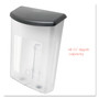 deflecto Outdoor Literature Box, 10w x 4.5d x 13.13h, Clear/Black (DEF790901) View Product Image