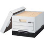 Bankers Box R-Kive File Storage Box - Internal Dimensions: 12" Width x 15" Depth x 10" Height - External Dimensions: 12.8" Width x 16.5" Depth x 10.4" Height - Media Size Supported: Letter, Legal - Lift-off Closure - Heavy Duty - (FEL00724) Product Image 