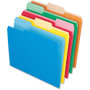 Pendaflex 1/3 Tab Cut Letter Top Tab File Folder - 8 1/2" x 11" - Top Tab Location - Assorted Tab Position - 11 pt. - 1 Plys Product Image 