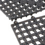 San Jamar Versa-Mat Bar-Shelf Liner, Plastic, 12w x 12d x 0.25h, Black, 24/Carton View Product Image