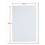 Universal Laminating Pouches, 3 mil, 18" x 12", Gloss Clear, 25/Pack View Product Image