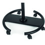 MasterVision 360 Multi-Use Mobile Magnetic Dry Erase Easel, 27" x 41", White Surface, Black Steel Frame View Product Image