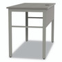 Linea Italia Urban Series Desk Workstation, 47.25" x 23.75" x 29.5", Ash View Product Image