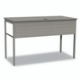 Linea Italia Urban Series Desk Workstation, 47.25" x 23.75" x 29.5", Ash View Product Image
