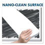 Quartet Fusion Nano-Clean Magnetic Whiteboard, 96" x 48", White Surface, Satin Aluminum Frame View Product Image