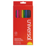 Universal Woodcase Colored Pencils, 3 mm, Assorted Lead and Barrel Colors, 24/Pack View Product Image