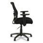 Alera Etros Series Mesh Mid-Back Chair, Supports Up to 275 lb, 18.03" to 21.96" Seat Height, Black View Product Image