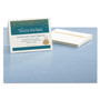 Avery Note Cards with Matching Envelopes, Inkjet, 65lb, 4.25 x 5.5, Textured Uncoated White, 50 Cards, 2 Cards/Sheet, 25 Sheets/Box (AVE3379) View Product Image