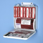 AbilityOne 6545006561093, SKILCRAFT First Aid Kit, Industrial/Construction, 8-10 Person Kit, 169 Pieces, Metal Piece View Product Image