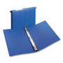 Avery Hanging Storage Flexible Non-View Binder with Round Rings, 3 Rings, 1" Capacity, 11 x 8.5, Blue View Product Image