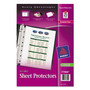 Avery Top Load Sheet Protector, Heavyweight, 8.5 x 5.5, Clear, 25/Pack View Product Image