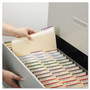 Smead Expandable Heavyweight File Folders, 1/3-Cut Tabs: Assorted, Letter Size, 1.5" Expansion, Manila, 50/Box View Product Image