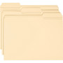 Smead Expandable Heavyweight File Folders, 1/3-Cut Tabs: Assorted, Letter Size, 1.5" Expansion, Manila, 50/Box View Product Image