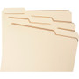Smead Expandable Heavyweight File Folders, 1/3-Cut Tabs: Assorted, Letter Size, 1.5" Expansion, Manila, 50/Box View Product Image