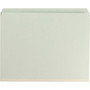 Smead Recycled Pressboard Fastener Folders, Straight Tabs, Two SafeSHIELD Fasteners, 2" Expansion, Letter Size, Gray-Green, 25/Box View Product Image