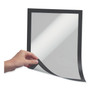 Durable DURAFRAME Magnetic Sign Holder, 5.5 x 8.5, Black Frame, 2/Pack View Product Image