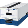 Bankers Box Liberty Plus Heavy-duty Letter File Box - Internal Dimensions: 12" Width x 24" Depth x 10" Height - External Dimensions: 12.3" Width x 24.1" Depth x 10.8" Height - Media Size Supported: Letter - String/Button Tie Closure - Heavy Duty Product Image 