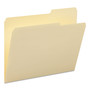 Smead Manila Guide Height Systems File Folders, 2/5-Cut Tabs: Right of Center, Letter Size, 0.75" Expansion, Manila, 100/Box View Product Image