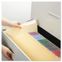 Smead Manila Guide Height Systems File Folders, 2/5-Cut Tabs: Right of Center, Letter Size, 0.75" Expansion, Manila, 100/Box View Product Image