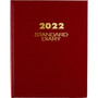 AT-A-GLANCE Standard Diary Daily Diary, 2024 Edition, Medium/College Rule, Red Cover, (200) 9.5 x 7.5 Sheets View Product Image