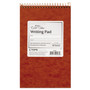 Ampad Gold Fibre Retro Wirebound Writing Pads, Medium/College Rule, Red Cover, 80 White 5 x 8 Sheets View Product Image