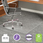 deflecto ExecuMat All Day Use Chair Mat for High Pile Carpet, 45 x 53, Wide Lipped, Clear (DEFCM17233) View Product Image