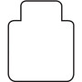 deflecto ExecuMat All Day Use Chair Mat for High Pile Carpet, 45 x 53, Wide Lipped, Clear View Product Image
