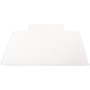 deflecto ExecuMat All Day Use Chair Mat for High Pile Carpet, 45 x 53, Wide Lipped, Clear (DEFCM17233) View Product Image