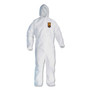 KleenGuard A20 Breathable Particle Protection Coveralls, Zip Closure, 3X-Large, White (KCC49116) View Product Image